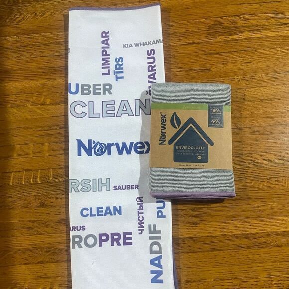 Norwex Enviro Cloth and Window Cloth Basic Package NWT - Picture 2 of 12